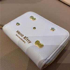 Hello Kitty 50th Anniversary Lavender and Gold Card Holder
